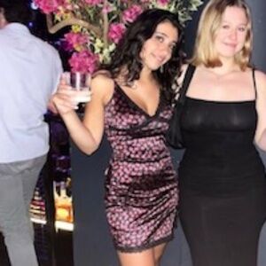 Rose-patterned Bodycon